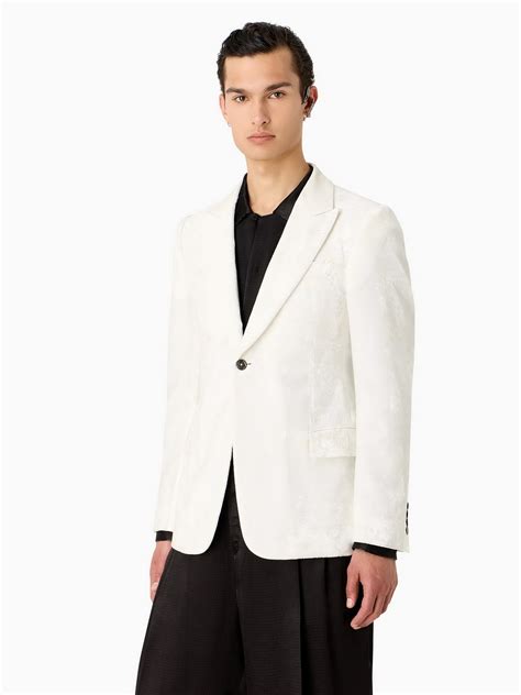 Пиджак Emporio Armani E31GB2-F1038-103 для мужчин, цвет: Молочный ...