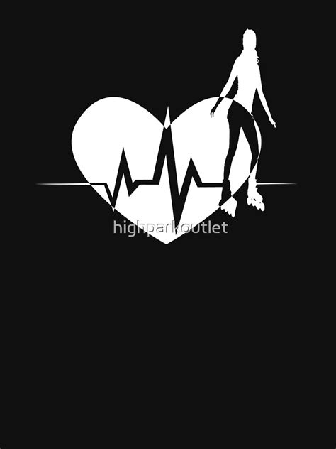 Heart Beat Skater Skating T Shirt For Sale By Highparkoutlet Redbubble Heart Beat T Shirts