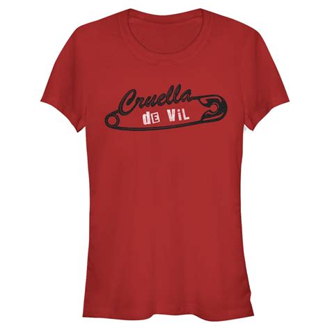 Disney Classics Cruella Logo Cruella Punk Pin Frauen T Shirt