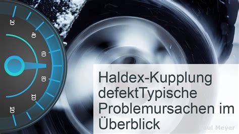 Haldex Kupplung Defekt Ursachen Reparatur Kosten Youtube