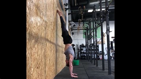 Wall Facing Handstand Hold Tutorial Youtube