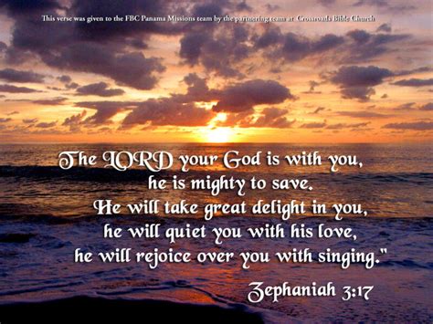 Verse Of The Day Zephaniah 3 17 KJV Highland Park Baptist Church