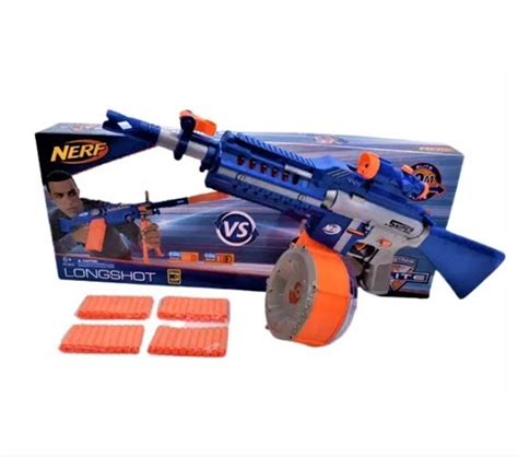Дитячий ігровий автомат Nerf 009 з м'якими кулями на батарейках ...