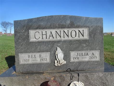 Rex R Channon 1928 1972 Find A Grave Memorial