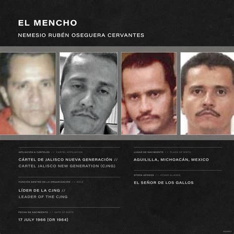 nemesio oseguera el mencho le gana  el chapo eeuu aumenta