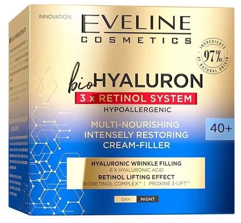 Eveline Bio Hyaluron Ultra-Moisturizing Wrinkle Cream 50ml Hyaluronic ...