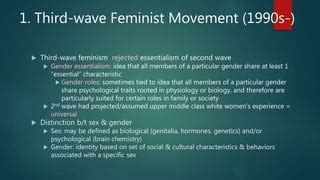 HUM16 Third Wave Feminism PPT