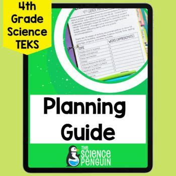 FREE 2024 4th Grade Science TEKS Planning Guide New Science TEKS