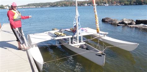 Hobie Plus Canoe Conversion to Trimaran | Small Trimarans | Canoe ...