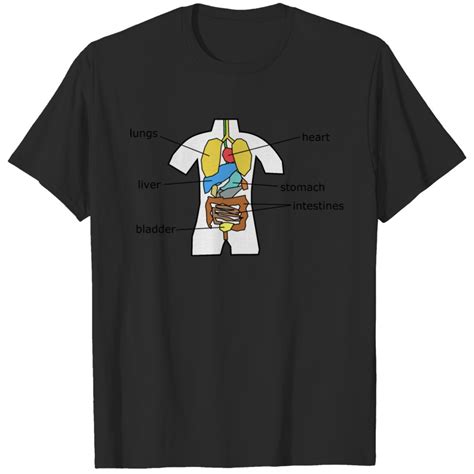 Internal Organs Chart T-shirt sold by Burnt Catriona | SKU 5279967 ... 