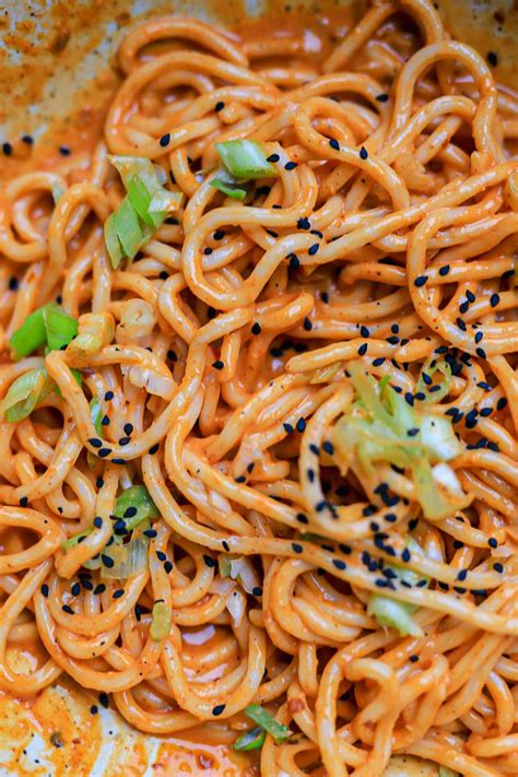 Minute Gochujang And Peanut Butter Noodles Lucy Lentils