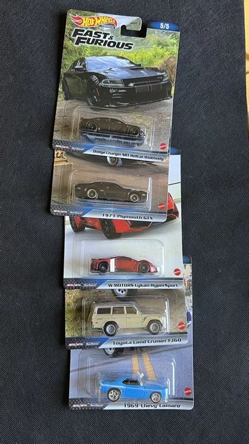 New Hot Wheels Premium Fast Furious Set Of B Case Picclick Uk