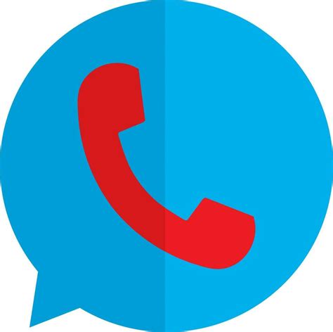 red  blue whatsapp logo  vector art  vecteezy