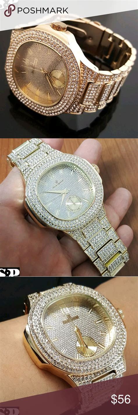 Hip Hop Iced Out Lab Diamond Luxury Watch Luxury Watch Lab Diamonds