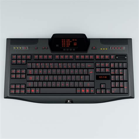 3d Model Gaming Keyboard Logitech G510