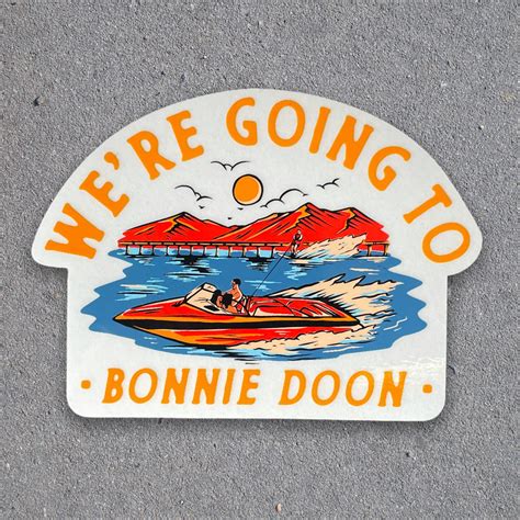 Bonnie Doon Die Cut Sticker | Uncle Reco
