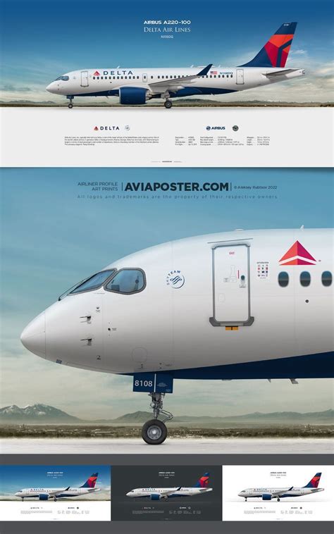 Aviation Posters For Aviators Airbus A Delta Air