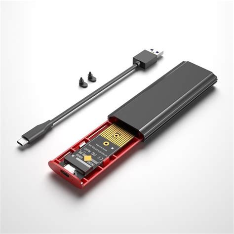 Case SSD M2 - Aluminum M.2 NVMe SATA SSD Enclosure Dual Protocol ...