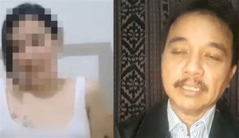 Terbongkar Efek Roy Suryo Sosok Asli Wanita MK Pemeran Video Syur