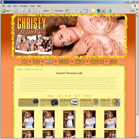 Freeones Gives Porn Site Christy Marks An Overall Review Rating Of