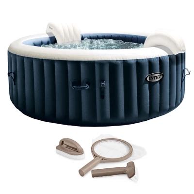 Intex Ep Purespa Plus Portable Inflatable Hot Tub Bubble Jet Spa X And Purespa Hot