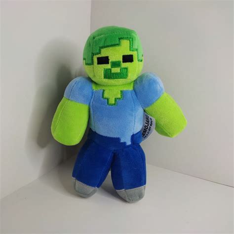 Мягкая игрушка Зомби из игры Майнкрафт, подарок для ребенка детская ...