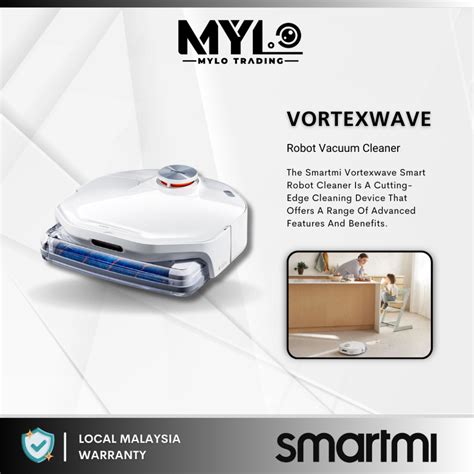 (READY STOCK) - Smartmi VortexWave Robot Vacuum Cleaner | 4 in 1 ...