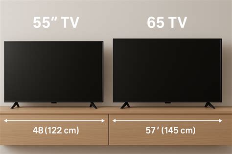 55 Inch TV vs 65 Inch TV: Which Size Fits Your Home Best in 2025 ...
