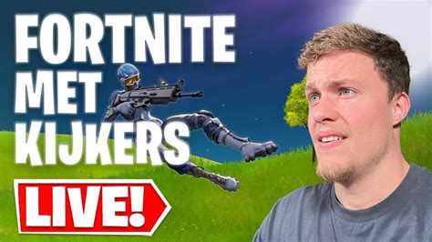 Squad Games Met Kijkers I Fortnite NL I LIVE Nederlands I Foxy