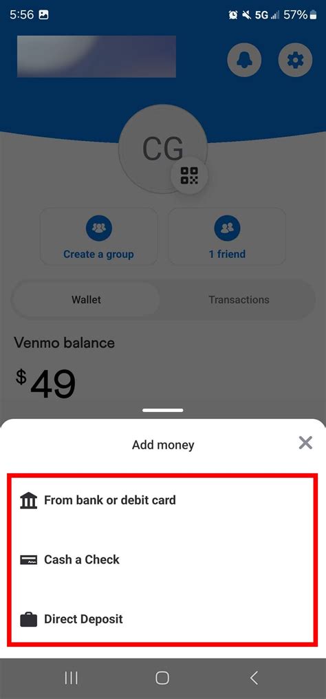 Venmo How To Transfer Money To Your Venmo Account