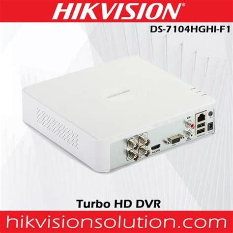 DS-7104HGHI-F1 4-ch 1080p Mini 1U Lite H.264 Turbo HD DVR | Best Hikvision