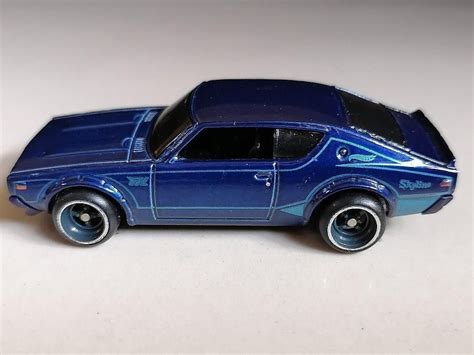 Hot Wheels Then And Now Nissan Skyline Gt R Spectraflame Blue Super Treasure Hunt