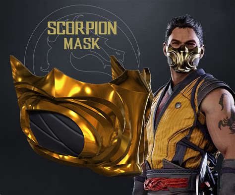 Archivo Stl Mortal Kombat Scorpion Mask Cosplay・objeto 47 Off