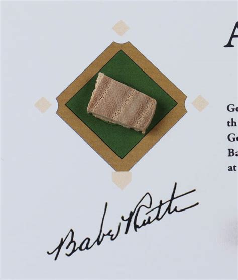 Babe Ruth Yankees X Custom Matted Game Used Baseball Bat Piece Display PSA LOA Copy