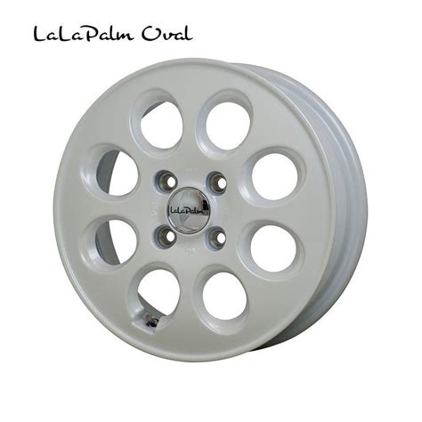 HOT STUFF ホットスタッフ ララパーム オーバル インチ J PCD 穴 パールホワイト PW 本セット 送料無料一部地域除 LPV トータル