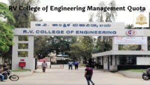 RV College Of Engineering Management Quota Direct Admission