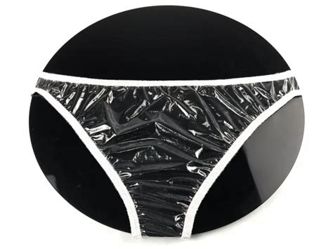 ABDL Plastic Bikini Panties PVC Underwear Color Transparent Glass Clear ST 9 In Baby Nappies