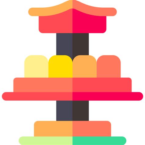 Drop Tower Basic Rounded Flat Icon