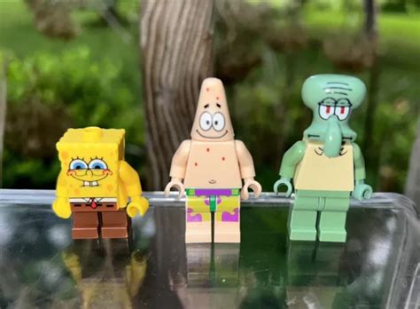 Lego Spongebob Squarepants Squidward Patrick Minifigure Bikini Bottom