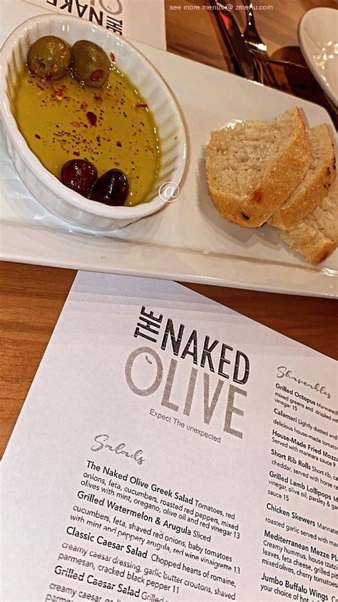 Menu At The Naked Olive Restaurant Kennett Square