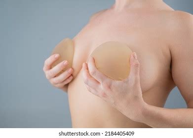 Caucasian Naked Woman Trying On Silicone Stock Photo Shutterstock