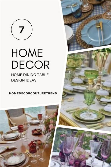 Home Decor Dining Ideas