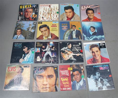 Lp Skivor Elvis Presley Stycken Vrigt Vrigt Auctionet