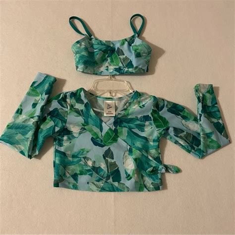 Art Class Swim Art Class Bikini Rashguard Top And Matching Rash