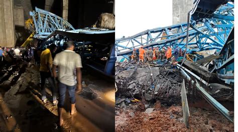 Mumbai News Live Updates 20 Killed 3 Injured After Crane Collapses On