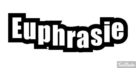 Euphrasie Name Animated  Logo Designs