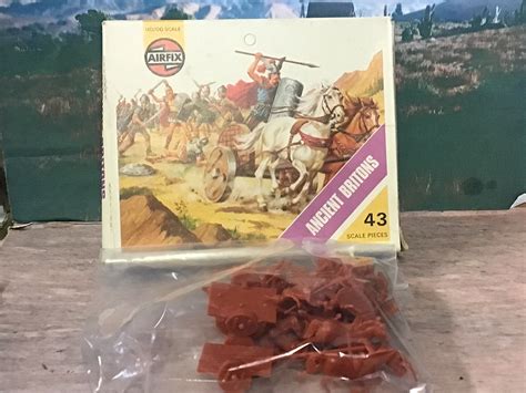Airfix Set 01734 9 S34 Ancient Britons Boxed 1973 Full Set My Hobby