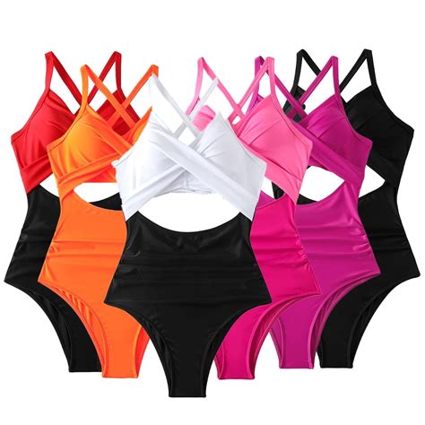 Ytdscs Women S One Piece Swimwear Bikini Swimsuit Bathing Suit Comfortable Swimsuits Walmart