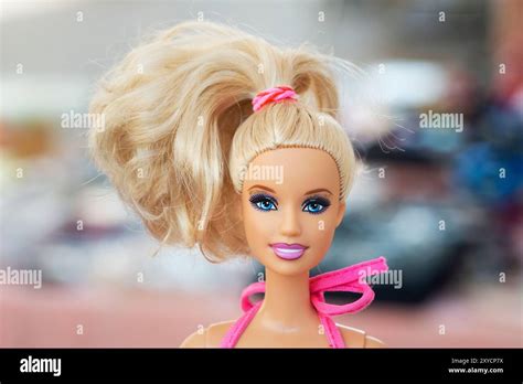 Close Up Barbie Doll Face Blonde Hi Res Stock Photography And Images