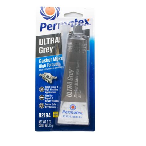 Permatex® Ultra Grey® RTV Silicone Gasket Maker, 9.5 OZ - Permatex®